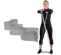 TheraBand CLX fascia elastica con passanti, Silver - Super Heavy, 1
