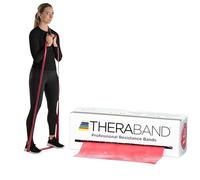 TheraBand - Fasce di resistenza professionali in lattice per esercizi della parte superiore e inferiore del corpo, fisioterapia, pilates, allenamenti a casa e riabilitazione, rotolo da 6 m