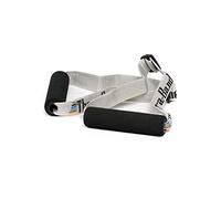 Theraband Maniglie a fascia di resistenza, coppia di manici morbidi, accessori per fasce elastiche e tubi, attrezzatura per palestra domestica, allenamento di forza e stretching, nero/grigio, 14 cm
