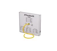 TheraBand Professional Latex Resistance Tubing For Upper Body, Lower Body and Core Exercise, Rehab, and Conditioning, 25 Foot, Yellow, Thin, Beginner Level 2