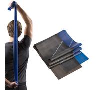 TheraBand professionale in lattice bande di resistenza per la parte superiore del corpo, parte inferiore del corpo, e Core esercitazione, fisioterapia, pilates, allenamento home-fitness inferiore e riabilitazione, Blue/Black - Advanced Set