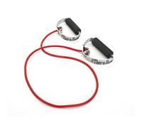 TheraBand Tubi di resistenza, tubo elastico professionale in lattice con manici morbidi, esercizio per tutto il corpo, fisioterapia, pilates, allenamenti a casa e riabilitazione, 122 cm, rosso, medio