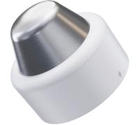 TheraFace PRO | Dispositivo per la cura del viso 6-in-1 con massaggio a percussione - microcorrente - luce LED blu e rossa da Therabody (Bianco - Anelli caldi e freddi)