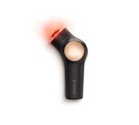TheraFace Pro, massaggiatore facciale portatile, dispositivo elettrico compatto per la cura del viso e della pelle, trattamento microcorrente 8 in 1 e anelli per terapia della luce a LED, nero