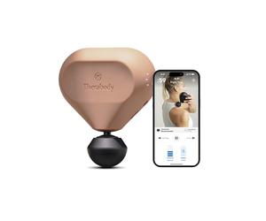 Theragun Mini 2.0 - Pistola per massaggio elettrica portatile, trattamento compatto dei tessuti profondi per alleviare il dolore portatile, massaggiatore a percussione, Rosa del deserto