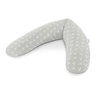 Theraline Il Comfort Cuscino d' allattamento Dinkel Lolla, circa 180 cm Cuore Grigio