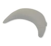 Theraline Luna di bambù con rivestimento in viscosa di bambù e cotone biologico, cuscino per allattamento, cuscino addominale, cuscino da viaggio (grigio argilla)