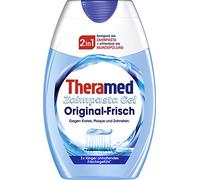 Theramed Dentifricio 2 in 1 originale, per protezione completa antibatterica, confezione da 1 (1 x 75 ml)
