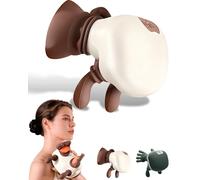 Therapalm Neck and Back Massager, The Real Hand Massager with Heating, N7 Master Massage Master for Shoulder, Ergonomic Electric Kneading, for Shoulder, Necks, Legs (WHITE)