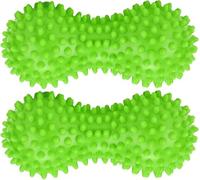 Therapist's Choice® Set di 2 palline di arachidi da massaggio a punta morbida, riflessologia dello stress, set di palline di arachidi sensoriali di istrice