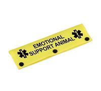 Therapy, guinzaglio per cani con supporto emotivo, per tenere sotto controllo le emozioni degli animali, con avviso da appendere come targhetta identificativa, regalo di compleanno per animali