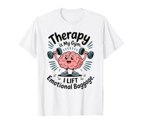 Therapy Is My Gym Bagaglio emotivo Divertente Salute mentale Maglietta