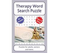 Therapy Word Search Puzzle: Word searches about Therapy, with easy to read print | 6 x 9 inches. 110 pages | 50+ puzzles _ Gifts for Vacations, Holidays.