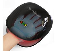 THERAZZAGGE Massaggiatore manuale con calore e compressione, massaggiatore manuale senza fili per artrite e tunnel carpale, 3 modalità di massaggio a 3 intensità, regalo per uomini e donne