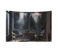 There Are Chairs in The Room Flag 119,4 x 177,8 cm No Fade Bandiera di benvenuto Giardino Cortile Casa Bandiere Decorative Garden Yard Cartello Interno Esterno Banner Party Home Decor