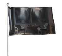 There Are Chairs in The Room Flag 61 x 88,9 cm Bandiera da giardino stampata su entrambi i lati Banner decorativo non sbiadisce Bandiera da cortile con occhielli in ottone Sfondo fotografico da