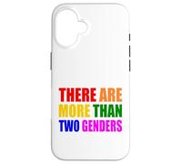 THERE ARE MORE THAN TWO GENDERS Custodia per iPhone 16