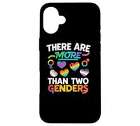There Are More Than Two Genders Maglietta Pride Custodia per iPhone 16 Plus
