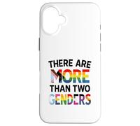 There Are More Than Two Genders Maglietta Pride Custodia per iPhone 16 Plus