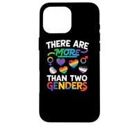 There Are More Than Two Genders Maglietta Pride Custodia per iPhone 16 Pro Max