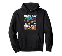 There Are More Than Two Genders Maglietta Pride Felpa con Cappuccio