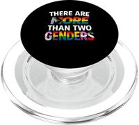 There Are More Than Two Genders Maglietta Pride PopSockets PopGrip per MagSafe