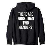 There Are More Than Two Genders There's More Than 2 Genders Felpa con Cappuccio