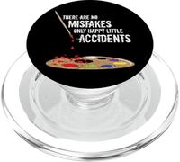 There Are No Mistakes Only Happy Little Accidents - Bob Gift PopSockets PopGrip per MagSafe
