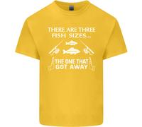 There Are Three Fish Taglie Divertente Pesca T-Shirt Bambini Bambine