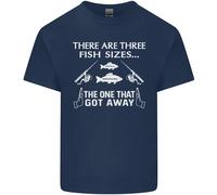There Are Three Fish Taglie Divertente Pesca T-Shirt Bambini Bambine