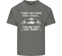 There Are Three Fish Taglie Divertente Pesca T-Shirt Bambini Bambine