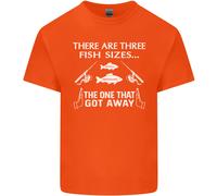 There Are Three Fish Taglie Divertente Pesca T-Shirt Bambini Bambine