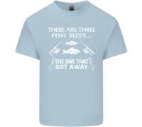 There Are Three Fish Taglie Divertente Pesca T-Shirt Bambini Bambine