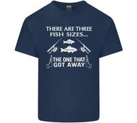 There Are Three Fish Taglie Divertente Pesca T-Shirt Ragazzi Ragazze