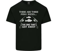 There Are Three Fish Taglie Divertente Pesca T-Shirt Ragazzi Ragazze