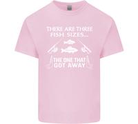 There Are Three Fish Taglie Divertente Pesca T-Shirt Ragazzi Ragazze