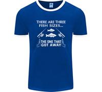 There Are Three Fish Taglie Divertente Pesca Uomo Ringer Fotl