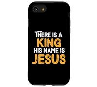 There Is A King His Name Is Jesus Royal Christian Men Women Custodia per iPhone SE (2020) / 7/8