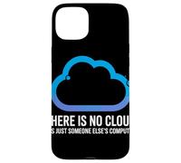 There Is No Cloud Someone Else's Computer Battuta Cloud Custodia per iPhone 15 Plus