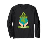 THERE IS NO PLANET B protezione ambientale conservazione naturale pianeta terra Maglia a Manica