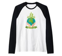 THERE IS NO PLANET B protezione ambientale conservazione naturale pianeta terra Maglia con Maniche Raglan