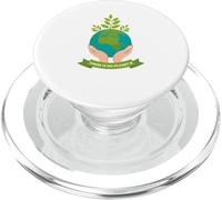 THERE IS NO PLANET B protezione ambientale conservazione naturale pianeta terra PopSockets PopGrip per MagSafe
