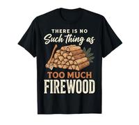 There Is No Such Thing As Too Much Firewood Maglietta