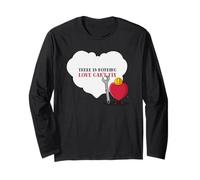 There Is Nothing Love Can't Fix (Cute Heart Graphic) Maglia a Manica