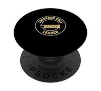 Theremin Cult Leader Divertente Theremin Practitioner Tereminista PopSockets PopGrip Adesivo