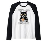 There's A 99% Chance I Don't Care Maglia con Maniche Raglan
