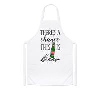 There's a Chance Questo È Birra Chef Grembiule - Divertente Lager Birra Cucinare