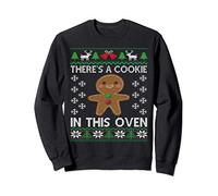 There's a Cookie in This Oven Baby Announcement Christmas Felpa