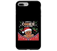 Theres A Cookie In This Oven Christmas Gravidanza Gingerbread Custodia per iPhone 7 Plus/8 Plus