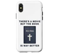 There's a Movie But The Book is Way Better - Christian Bible Custodia per iPhone X/XS
